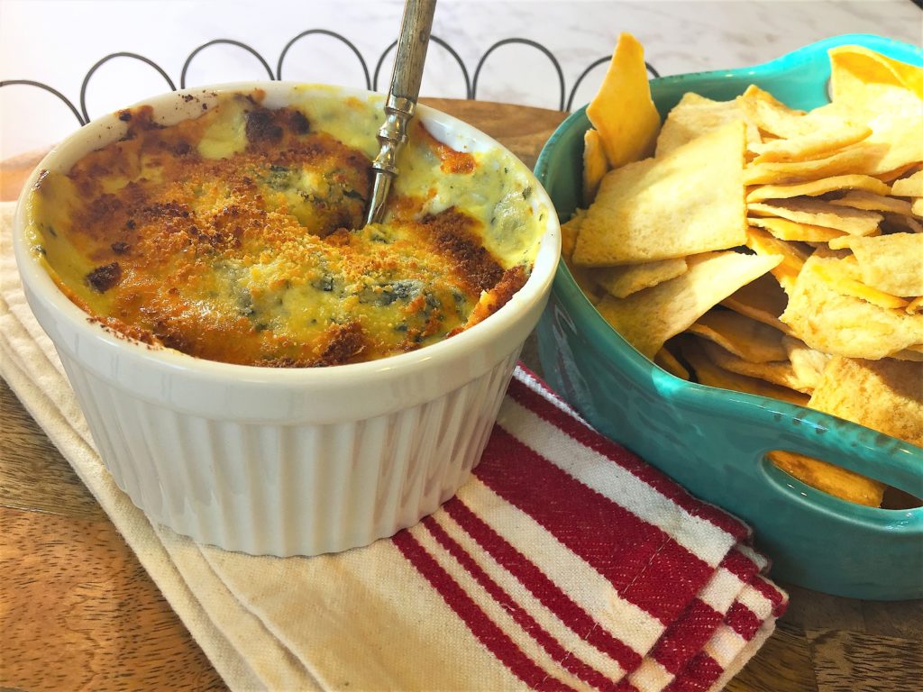 Hot Chipotle Spinach and Artichoke Dip with Lime | Recipe For A Party