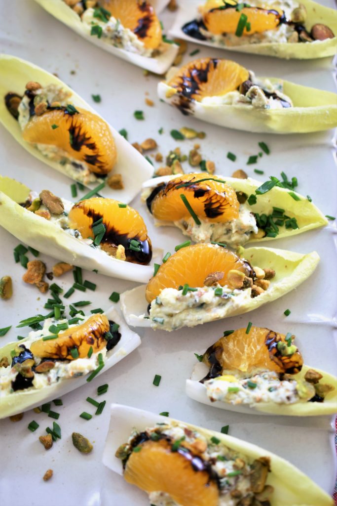 Cheese Stuffed Endive with Mandarin Oranges & Pistachios | Recipe For A ...