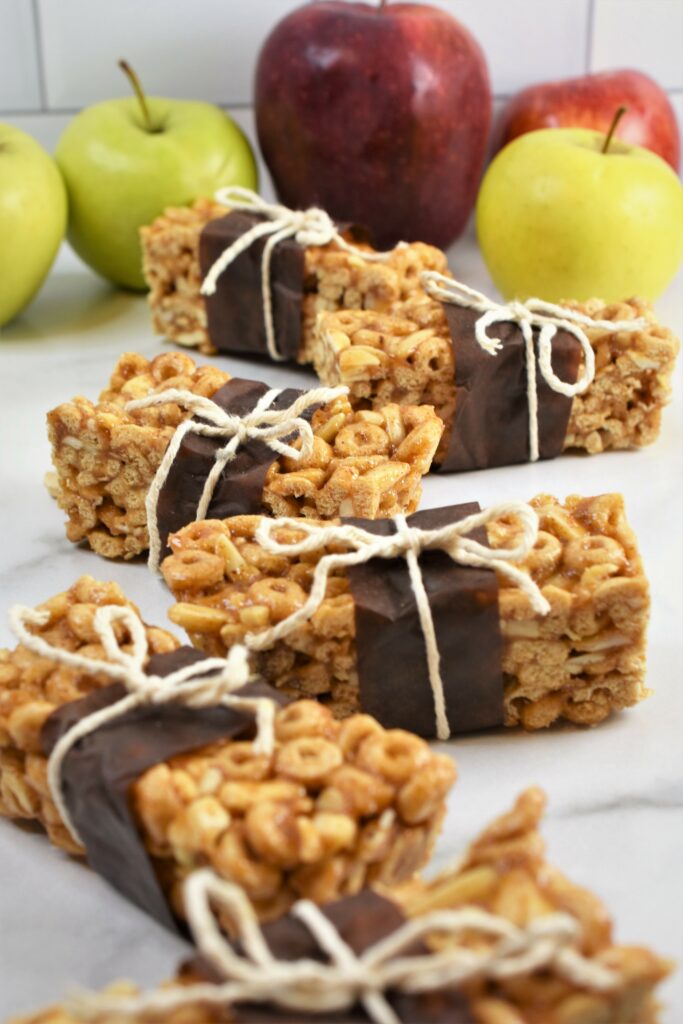 individually wrapped apple crisp cereal bars