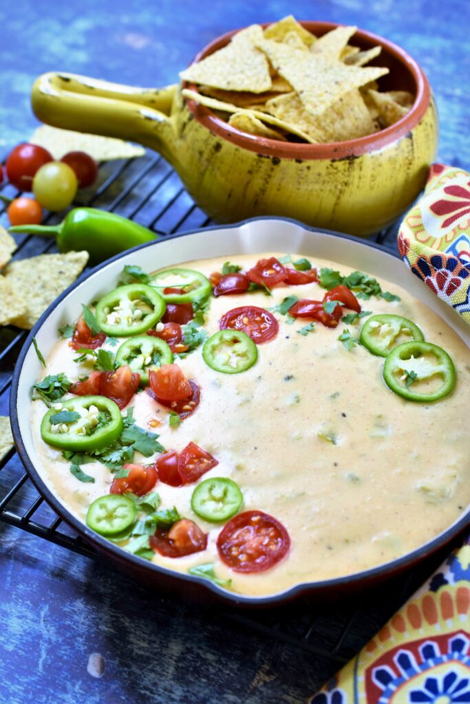 Creamy Chilled Queso Dip - HIllstone Cold Queso Copycat