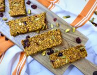 cranberry nut and seed oatmeal treats