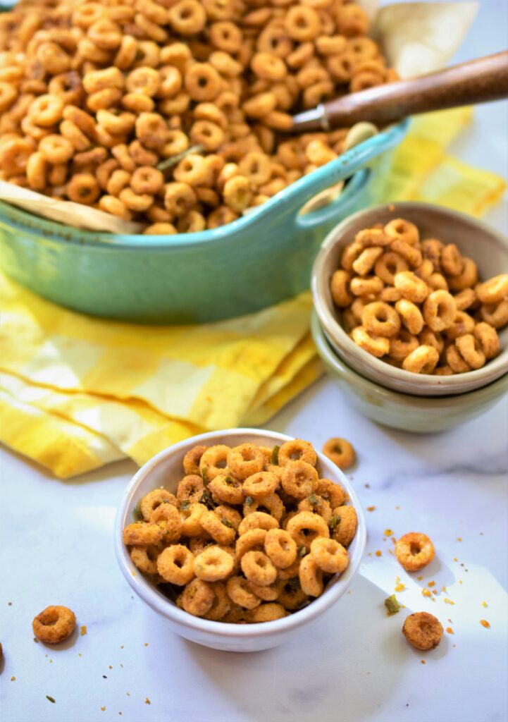 Vegan Chili Cheese Cheerios Snack Mix | Recipe For A Party